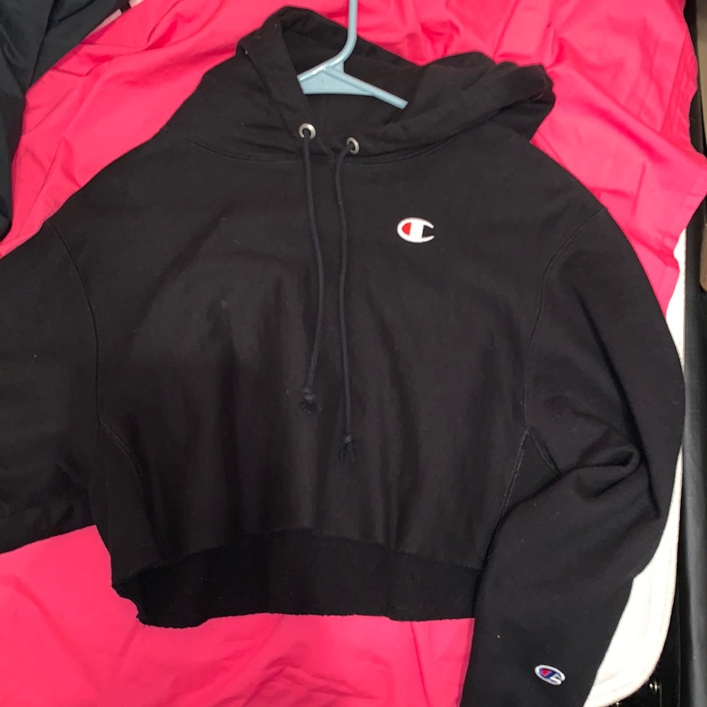 Champion cropped hoodie